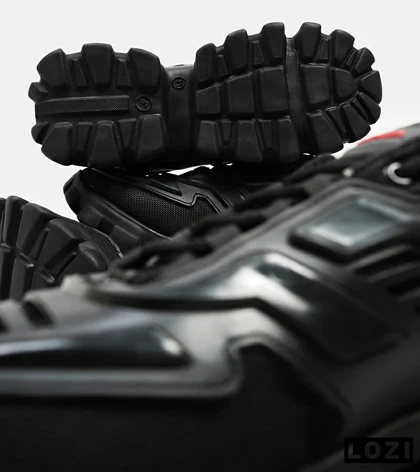 کفش کتانی مردانه مشکی Prada