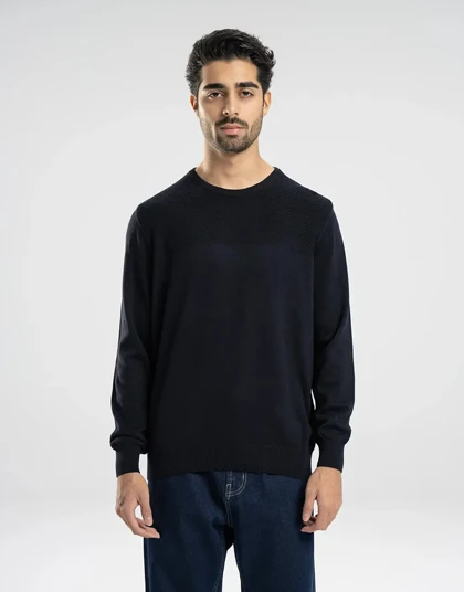 یقه گرد سرشانه ژاکارد