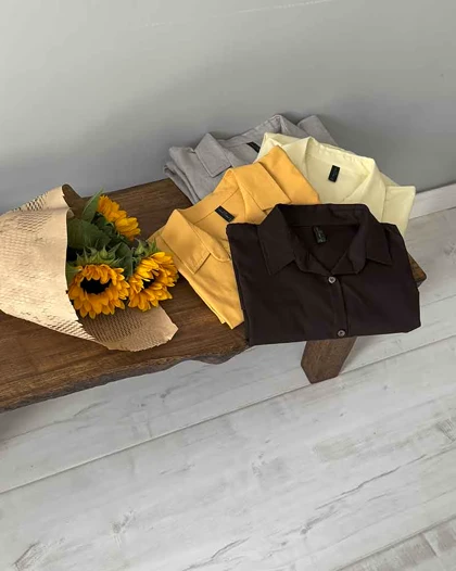 شومیز Milano (قهوه ای)