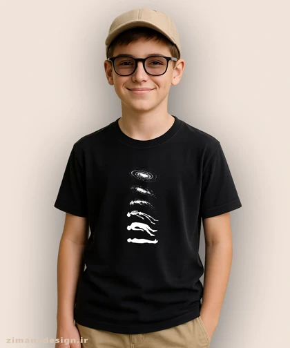 تیشرت بچگانه طرح سفر به بینهایت