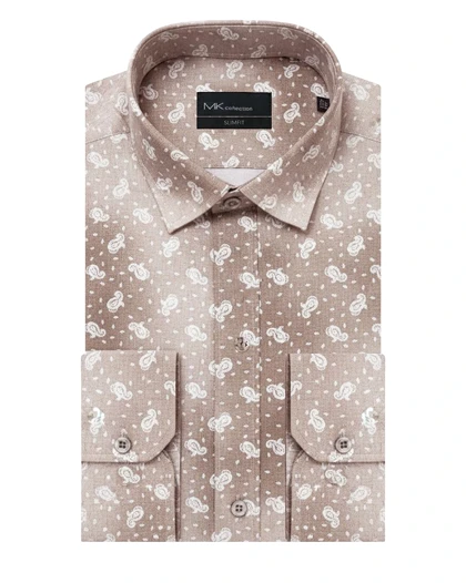 پیراهن مردانه طرح دار کد 1502