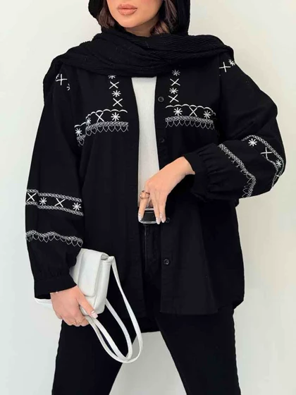 شومیز گلدوزی آدلیا