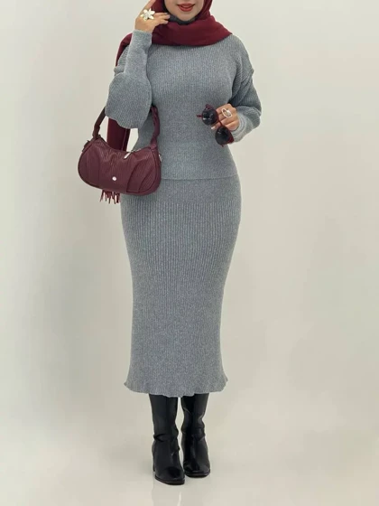 3700-ست شومیز دامن نهال