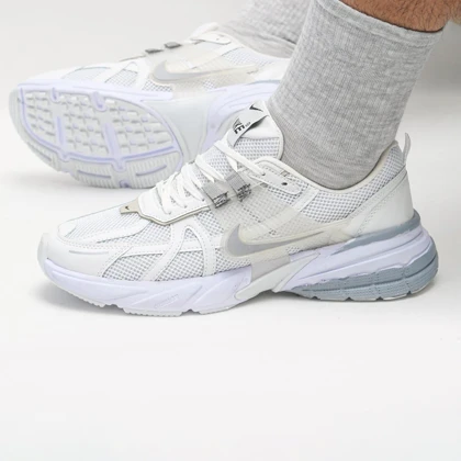 کفش و کتانی مردانه و زنانه مدل نایک کوشلون NIKE V2K رنگ سفید طوسی کد 41852