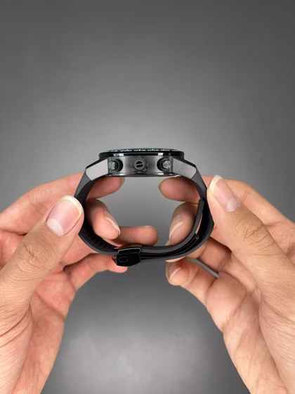 ساعت مچی تگ هویر کورنوگراف اسکلتون بند رابر مشکی Tag Heuer