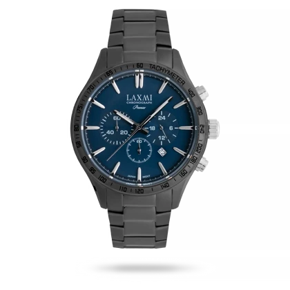 ساعت مچی مردانه لاکسمی بند استیل مشکی کد Laxmi 8905/4