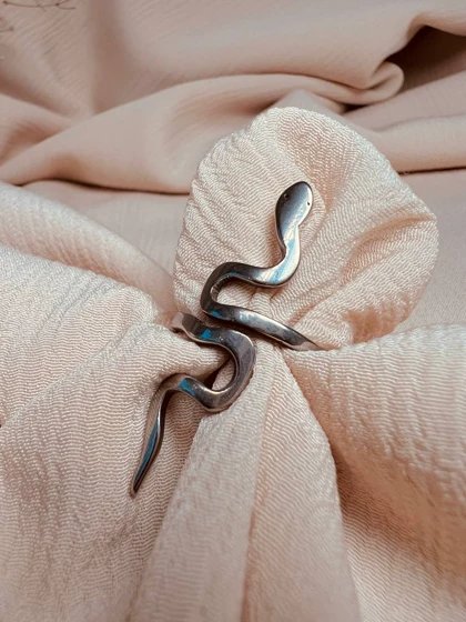 انگشتر مار استیل