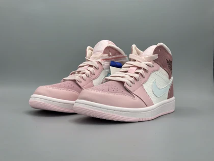 کتانی نایکی جردن 1 دیجیتال صورتی / Nike Air Jordan1 Digital Pink