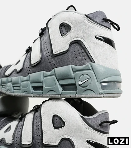 کفش کتانی مردانه و زنانه طوسی سفید NIKE Air More Uptempo '96