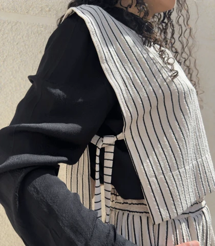 ست تاپ شلوار راه راه