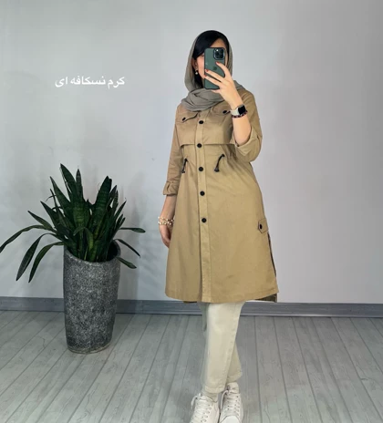 مانتو دکمه دار ستوده 2
