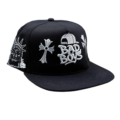 کلاه کپ مشکی بک فیت مدل BADBOYS