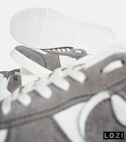 کفش کتانی طوسی سفید نایک NIKE AIR FORCE Custom