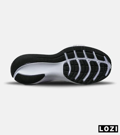 کفش کتانی مردانه و زنانه طوسی سفید نایک NIKE air zoom مدل 7588