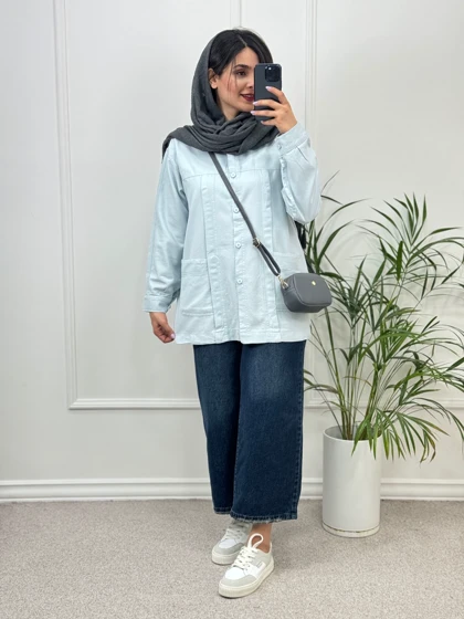 مانتو کتان پنبه همراز