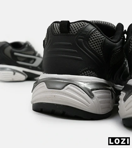 کفش کتانی مردانه مشکی خاکستری DIESEL S-SERENDIPITY SPORT