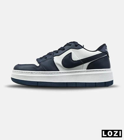 کفش مردانه و زنانه سفید سرمه ای NIKE AIR FORCE مدل 8124