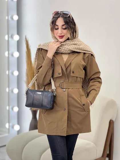 بارانی ژیله دار ساینا
