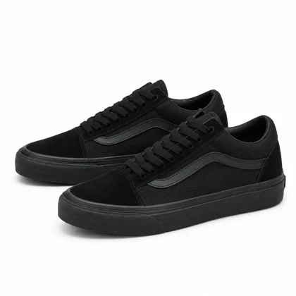 ونس اولد اسکول فول بلک جیر / Vans oldskool full black suede