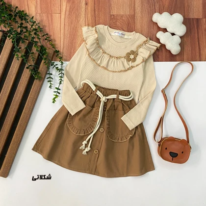 شومیز دامن مجلسی دخترانه