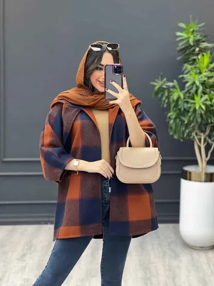 پالتو خفاشی بغل دکمه