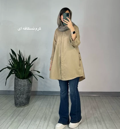 مانتو دکمه دار یکتا 3