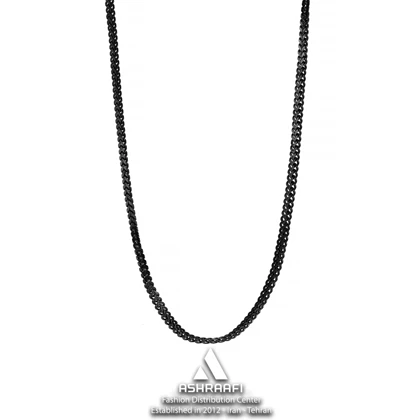 گردنبند مردانه زنجیری Necklace Chain BLACK-2