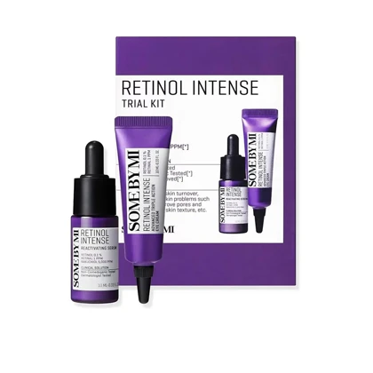 کیت سرم و کرم دور چشم سام بای می مدل Retinol Intense Trial Kit حجم 10 میلی لیتر