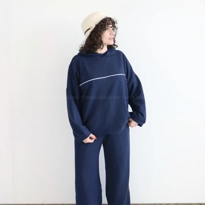 ست زنانه هودی و شلوار مدل ویوان