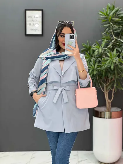 مانتو بالاژیله آستین سگک