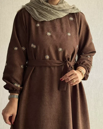 کفتان مخمل کبریتی بابونه