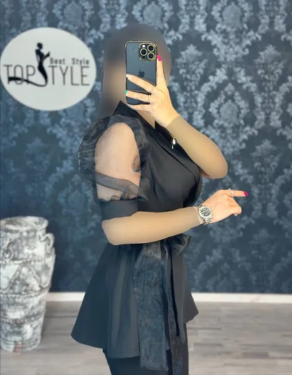 کت تک آستین اورگانزا کد : 7247