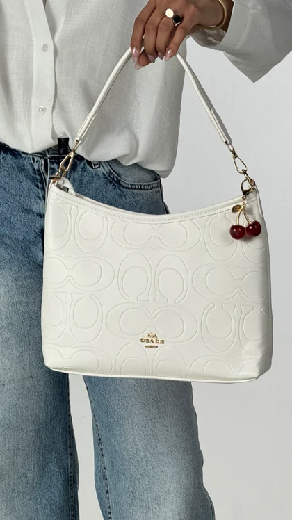 کیف دوشی آویز آلبالو  coach  کد 1100368