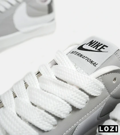 کفش نایک مردانه و زنانه طوسی سفید Nike Blazer Low 77 Jumbo