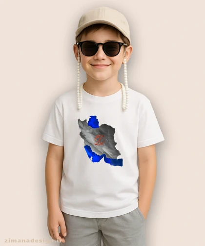 تیشرت بچگانه اصیل ایرانی طرح نقشه ایران