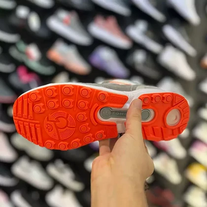 کفش روزمره مردانه آدیداس زدایکس 8000 ZX طوسی نارنجی کیفیت بمب