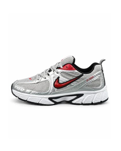 کفش کتانی مردانه رانینگ مدل نایکی P7000 طوسی قرمز Nike P7000