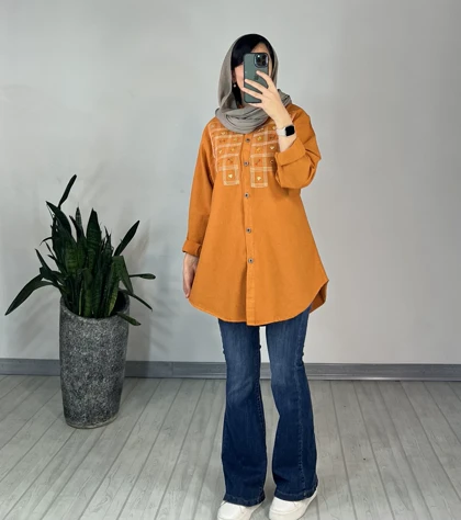 مانتو گلدوزی خوشه 1(ایراد دار)