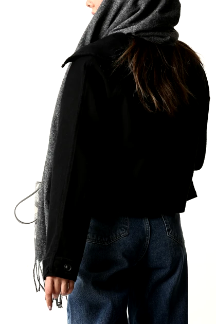 کت کتان آستین رگلان زنانه