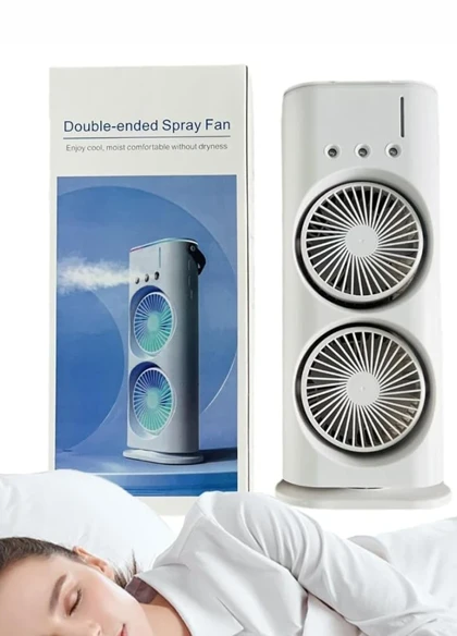 پنکه مه پاش دو فنه گردان دو قلو ویژه