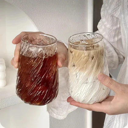 لیوان پیرکس استوانه شیاردار /pa81