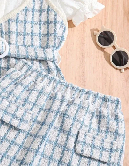 ست بلوز دامن دخترانه برند شین SHEIN