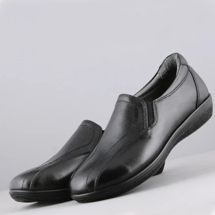 کفش روزمره زنانه چرم یلسان مدل بارین کد 608-MC