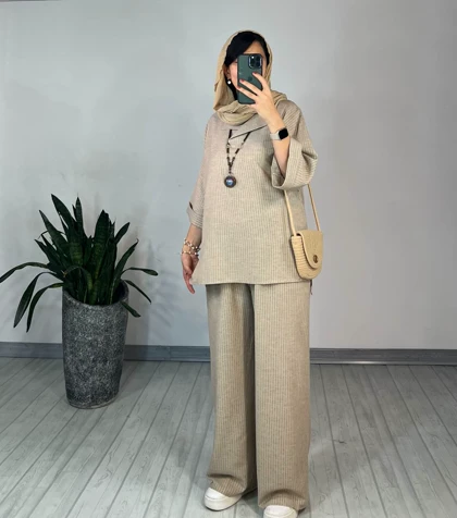 ست تونیک و شلوار تافته 2