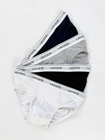 شورت اسلیپ مردانه نخ پنبه لاگوست Lacoste