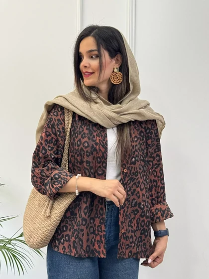 مانتو شومیزی پلنگی