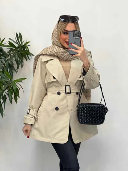 بارانی ژیله دکمه دار