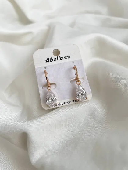 گوشواره آویزدار طرح اشک
