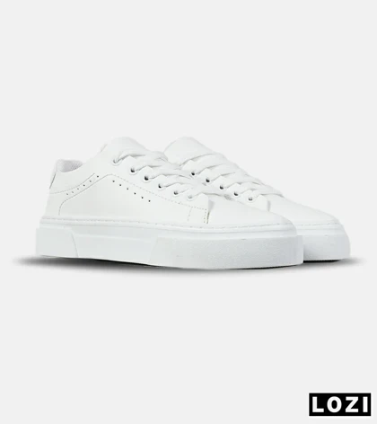 کفش کتانی مردانه سفید BERSHKA مدل 7663