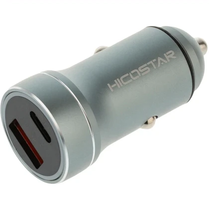 شارژر فندکی فست شارژ هایکو استار HICOSTAR مدل HS-CC22 توان 30 وات